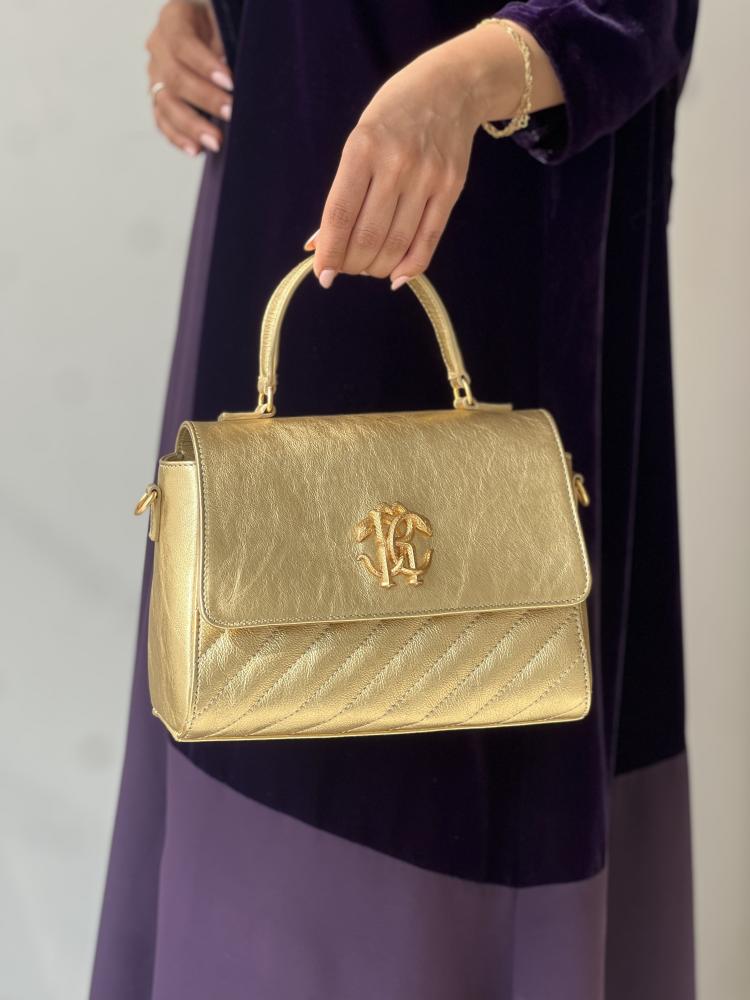 ريبرتو كفالي | Mirror Snake Shoulder Bag