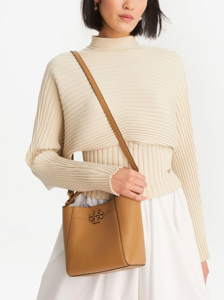 توري برتش | SMALL MCGRAW TEXTURED BUCKET BAG