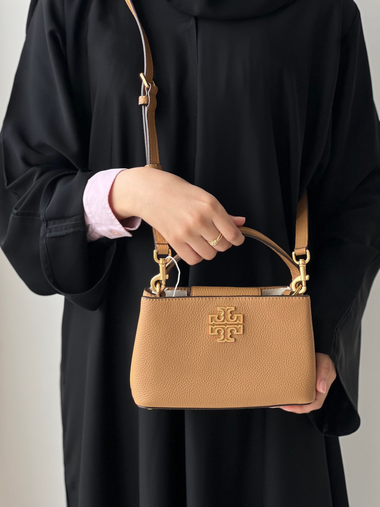 توري برتش | black britten embossed micro satchel