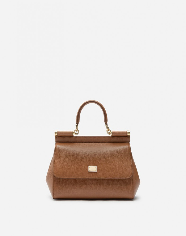 دولتشي اند قابانا | Small Sicily bag in dauphine calfskin
