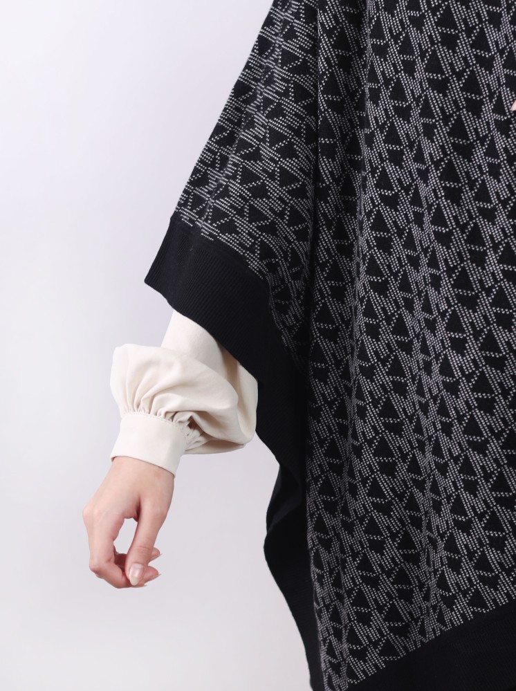 مايكل كورس | Logo Jacquard Poncho