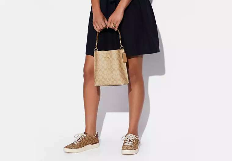كوتش | Mollie Bucket Bag 22 In Signature Canvas