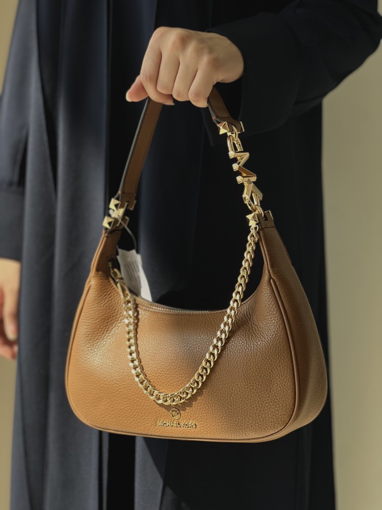 مايكل كورس | MICHAEL MICHAEL KORS  PIPER SMALL PEBBLED LEATHER SHOULDER BAG