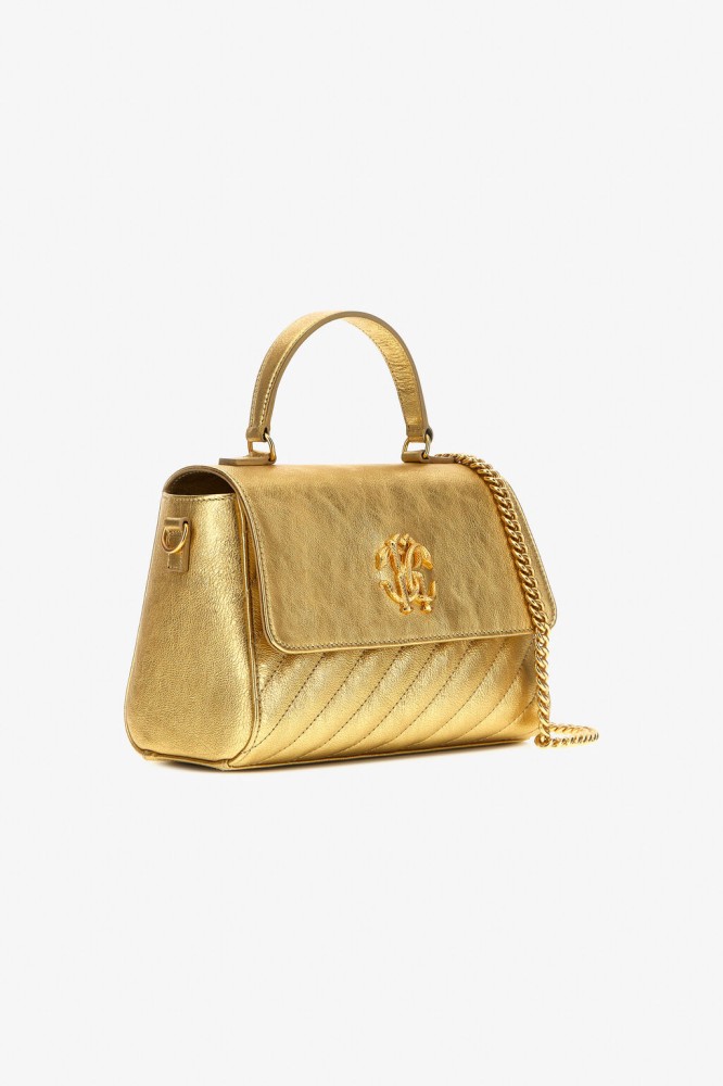 ريبرتو كفالي | Mirror Snake Shoulder Bag