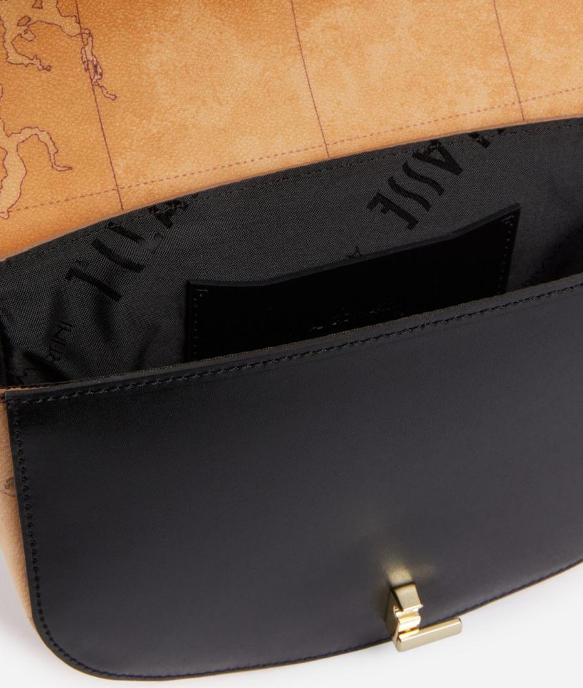 ألفيرو مارتيني | Around Geo small flap reporter bag Black