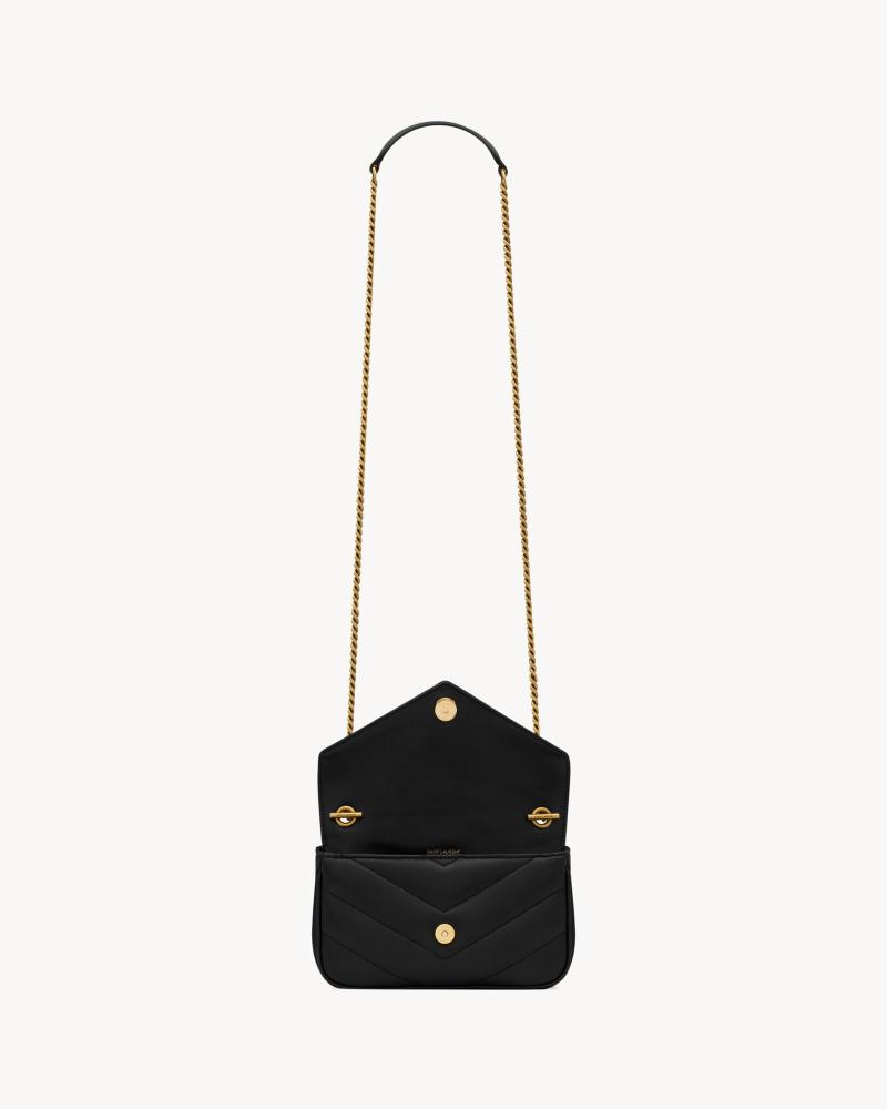 borsa loulou mini in pelle di agnello BLACK