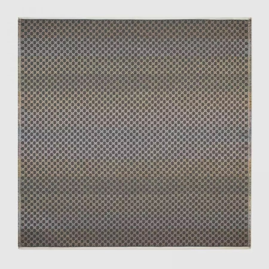 قوتشي | GG jacquard shawl