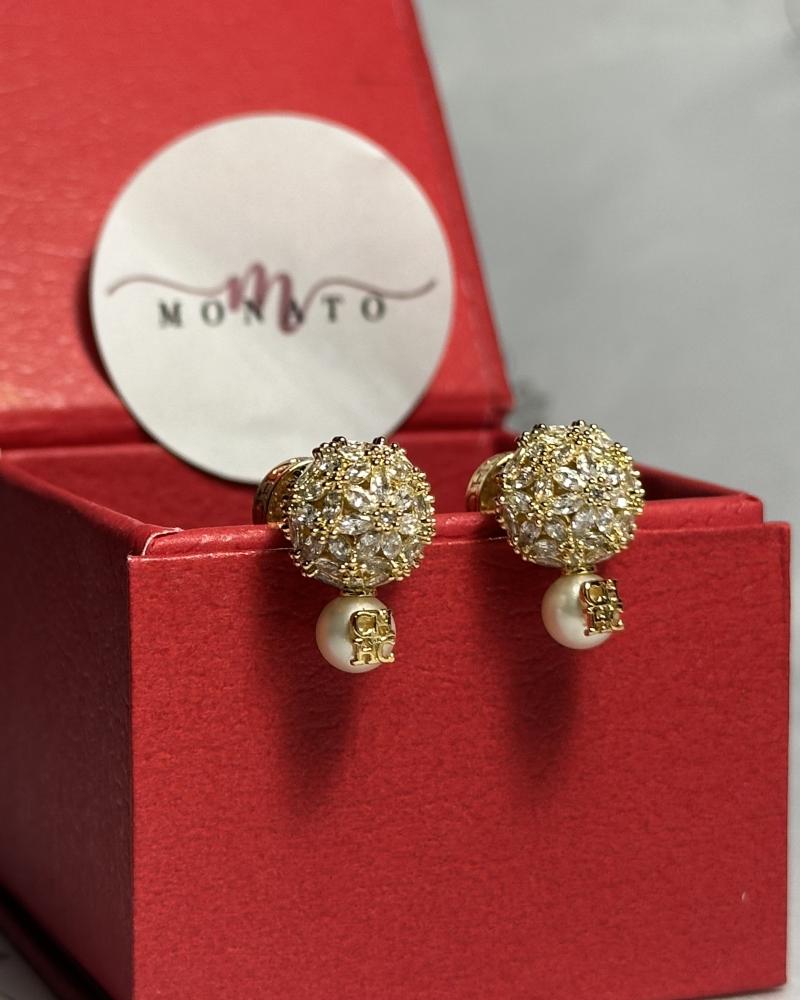 كارولينا هيريرا | BOUQUET JASMINE EARRINGS