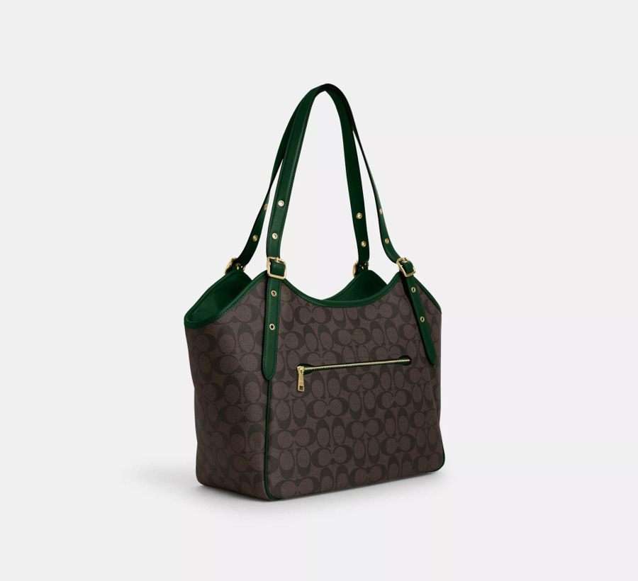 كوتش |  Meadow Shoulder Bag In Signature Canvas