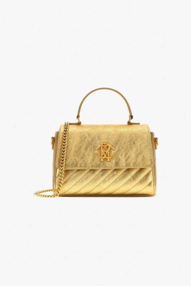 ريبرتو كفالي | Mirror Snake Shoulder Bag