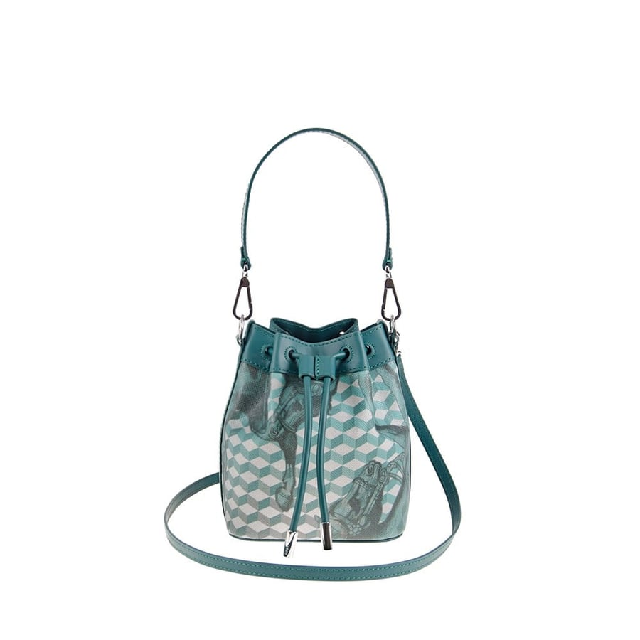 لوب نوير | MICRO BUCKET BAG Cheval Petrol