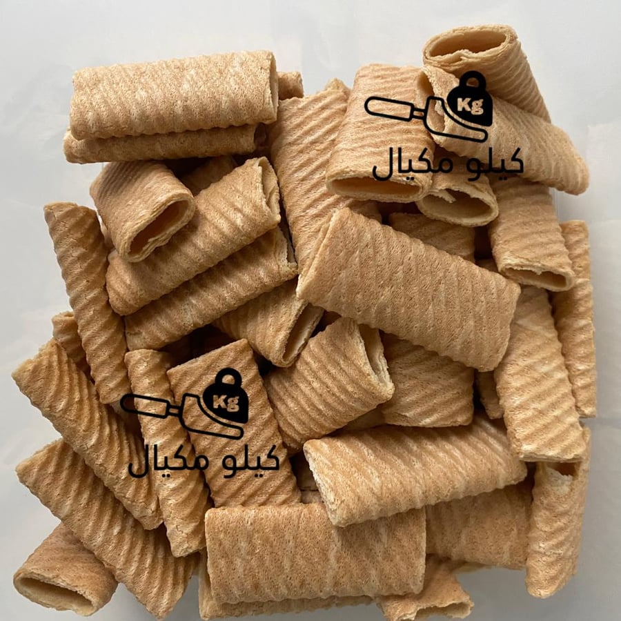 بسكويت كريب رول سادة كيلو مكيال