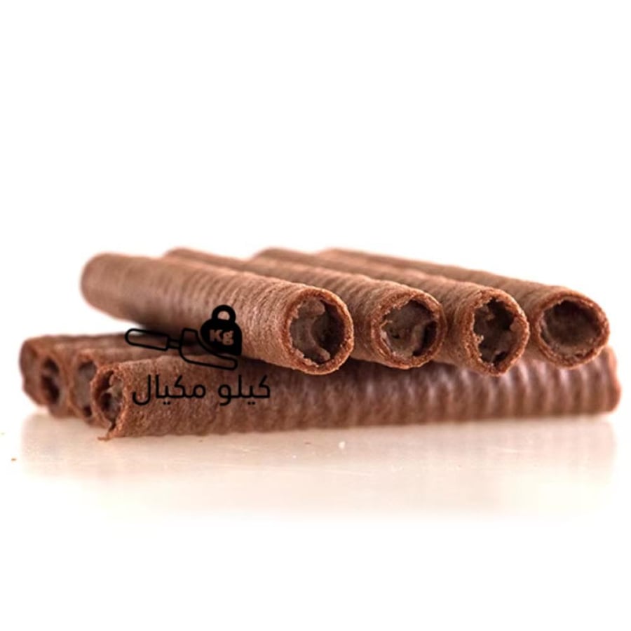 ويفر رول مغطى بالشكولاته كيلو مكيال كانولي
