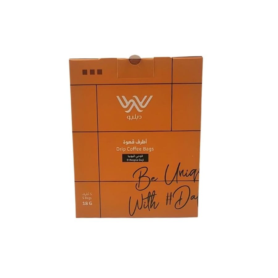 W | Qoji - Ethiopia Sachets | 5 Sachets | 18 GM
