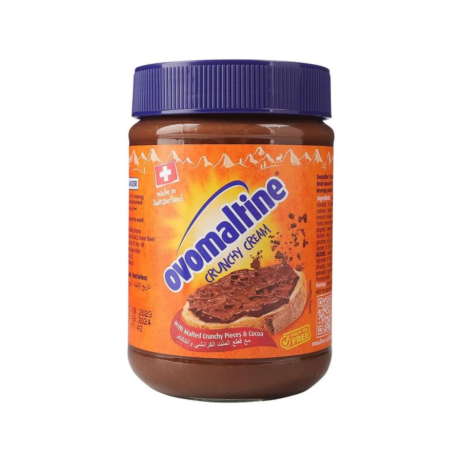 Ovomaltine | Crispy Chocolate Spread Cream | 380 GM