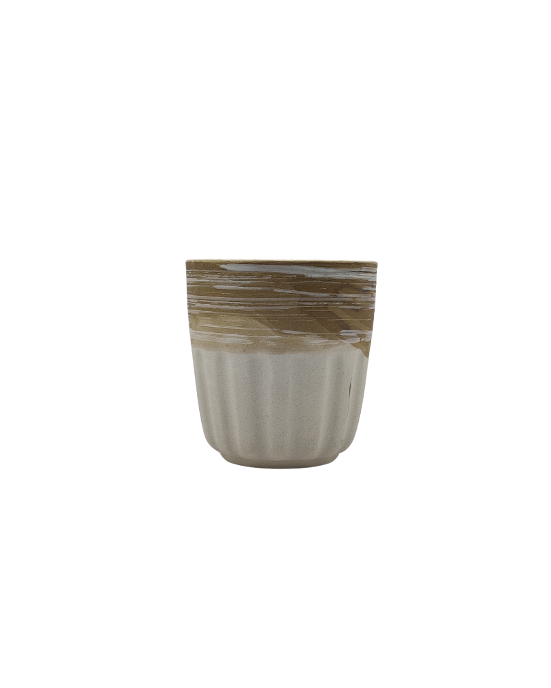 cup | Prominent layout - light brown with beige