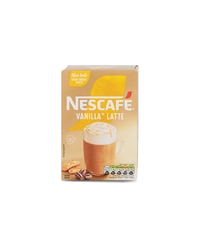 Nescafe Gold | Vanilla Latte Sachets | 6 Sachets | 24 GM