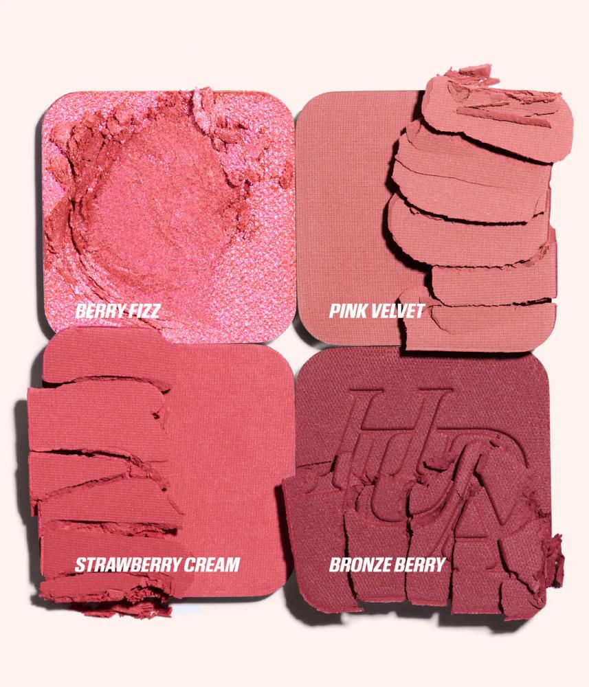 تفاصيل تركيبة باليت هدى بيوتي Blush Filter Rose Berry
