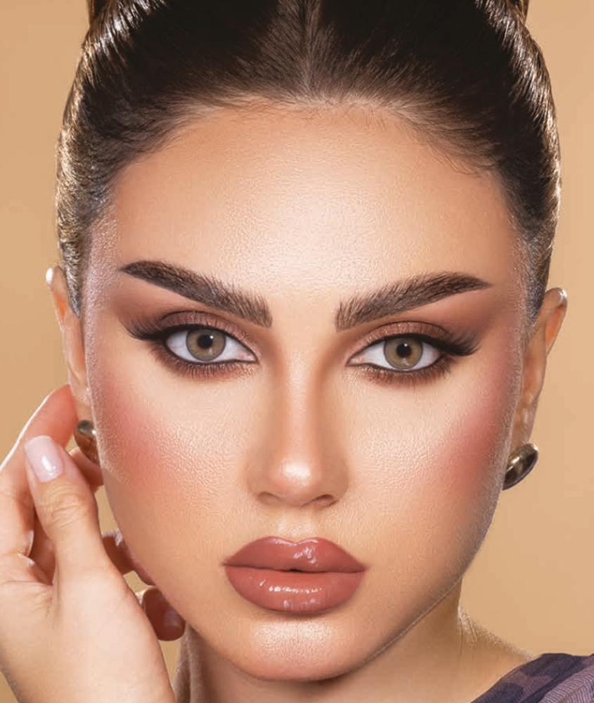 ذهب عدسات لاصقة هني 36#