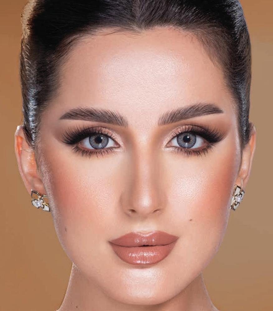 ذهب عدسات لاصقة صابرين جراي جرين 5#