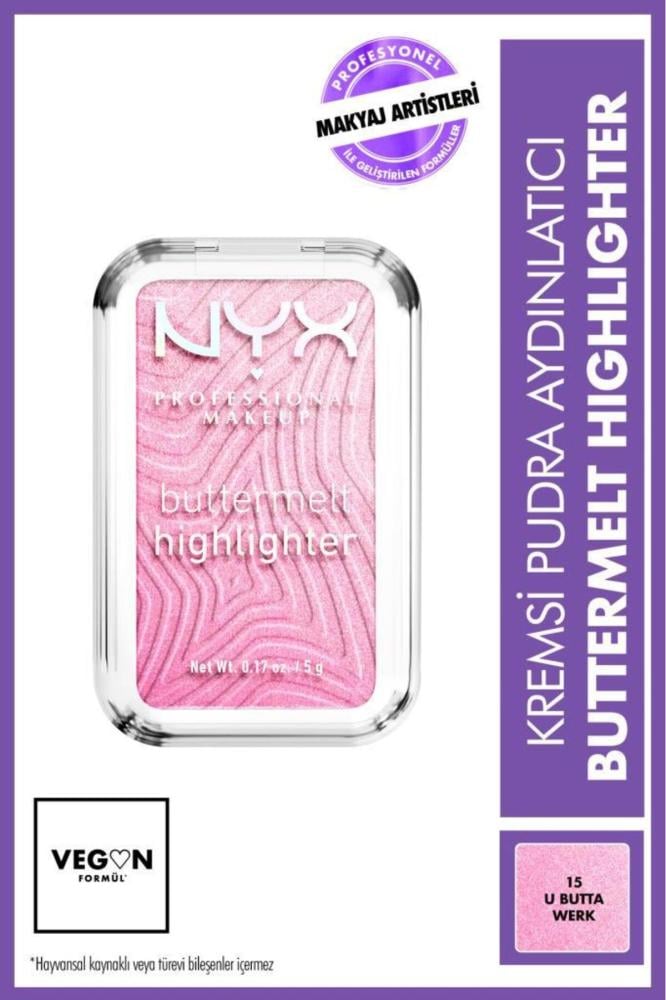 NYX Buttermelt Highlighter 15 U Butta Werk main product image