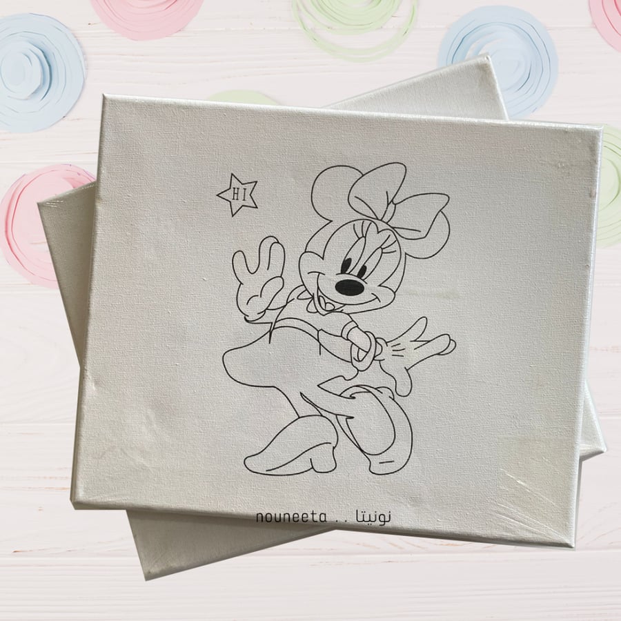 Colouring Art Canvas