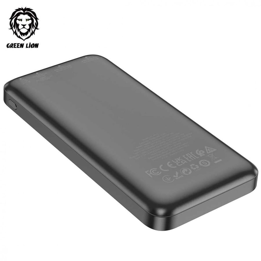 Garin Lion Power Bank for fast charging 10000 mAh PD 20W QC3.0 22.5W - Black