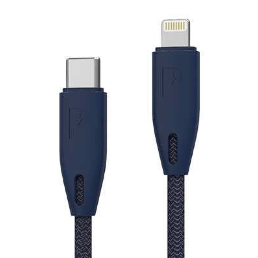 كابل باورولوجي من USB-C إلى لايتنق بطول 1.2 متر – ازرق