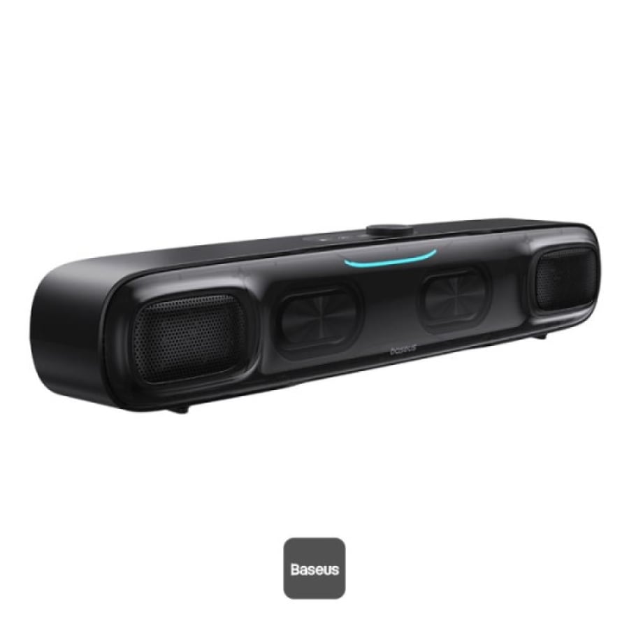 مكبر صوت بلوتوث صغير الحجم من Baseus AeQur Series DS10 (بدون بطارية) - أسود