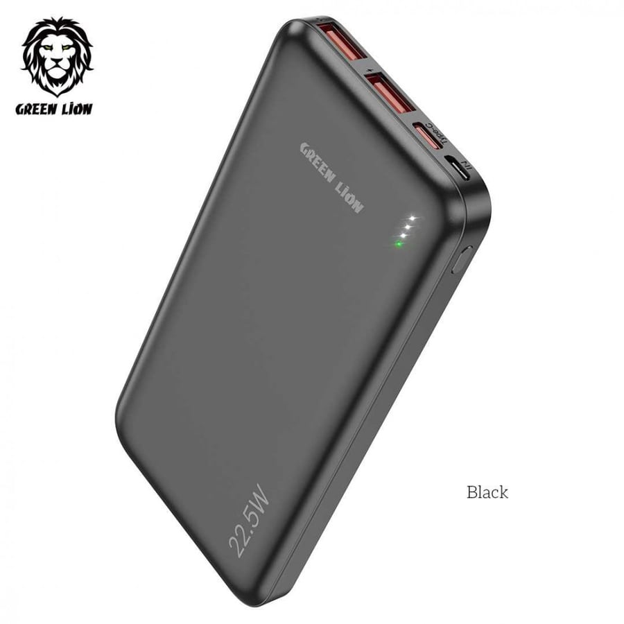 Garin Lion Power Bank for fast charging 10000 mAh PD 20W QC3.0 22.5W - Black