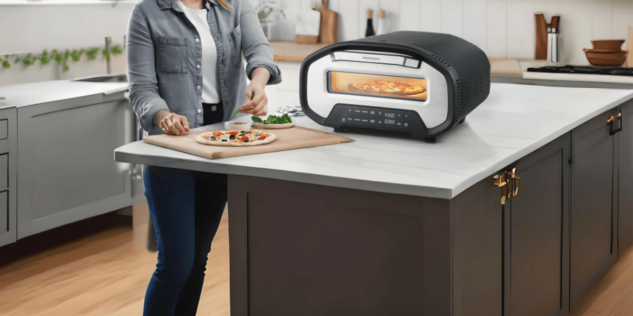 فرن بيتزا 12 لتر أسود بورودو Porodo Lifestyle Pizza Oven