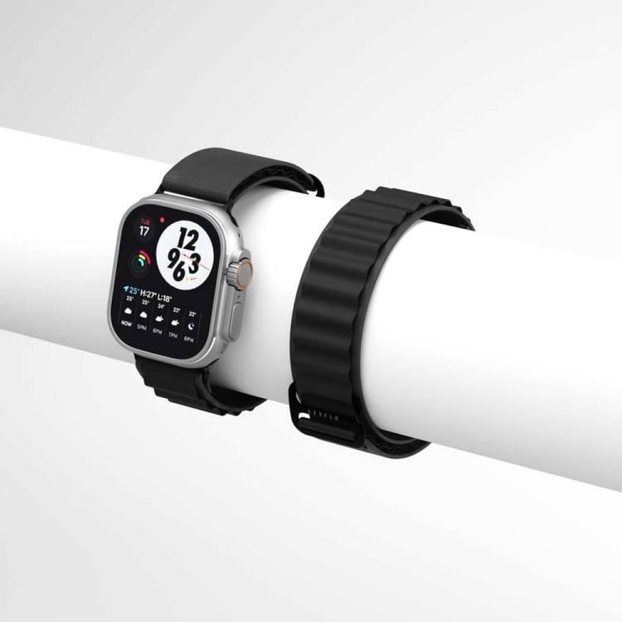 Apple Watch nylon bracelet 49 mm black Levelo