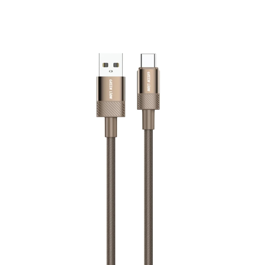 وصلة شحن ونقل بيانات 15 واط مدخل USB-A مخرج USB-C طول 1 متر تيتانيوم صحراوي جرين ليون