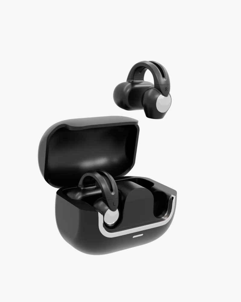 سماعات بلوتوث بتصميم مشبك ووقت تشغيل طويل جرين ليون Green Lion GR-22 Clip-On Earbuds