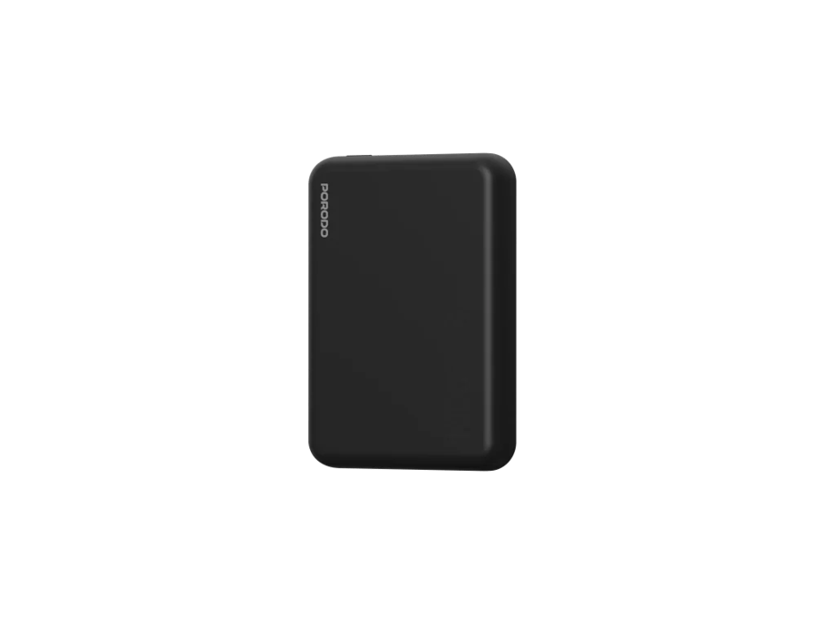 شاحن متنقل 10000 ملي أمبير 20 واط أبيض بورودو Porodo Wireless + Pd 20w Magsafe Power Bank