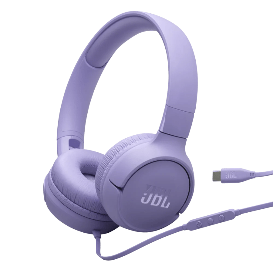 سماعات رأس JBL Tune 520C سلكية بمنفذ تايب سي