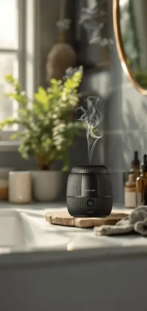 مبخرة إلكترونية أسود جرين ليون Green Lion Diwan Bakhour Burner - Black