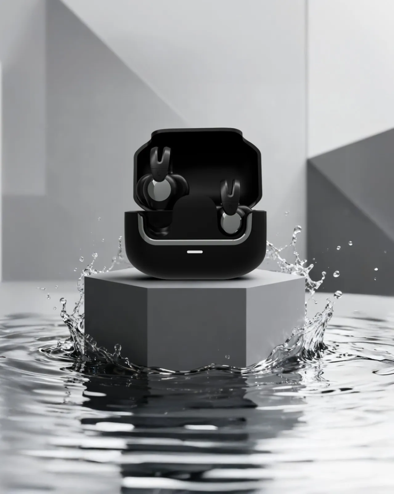 سماعات بلوتوث بتصميم مشبك ووقت تشغيل طويل جرين ليون Green Lion GR-22 Clip-On Earbuds