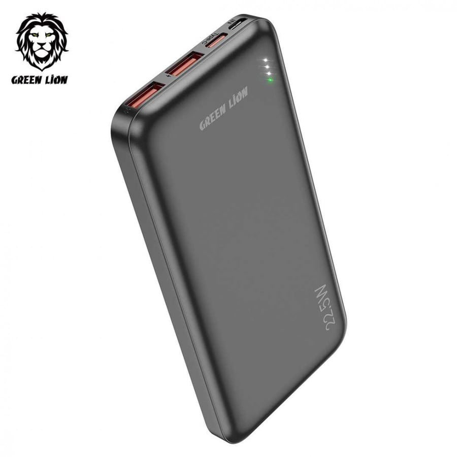 Garin Lion Power Bank for fast charging 10000 mAh PD 20W QC3.0 22.5W - Black