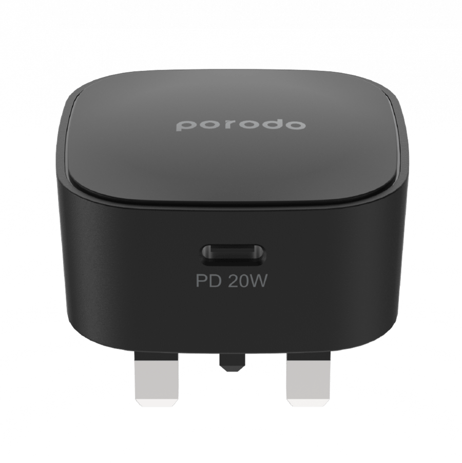 شاحن جوال لون أبيض بورودو Fast Wall Charger