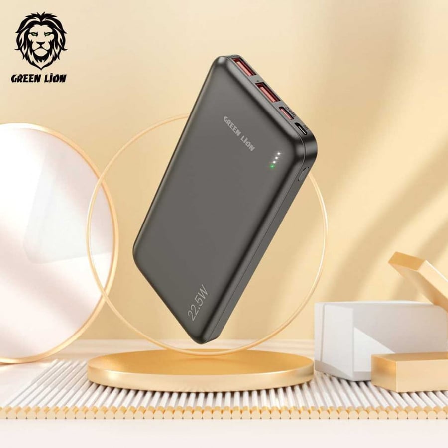Garin Lion Power Bank for fast charging 10000 mAh PD 20W QC3.0 22.5W - Black