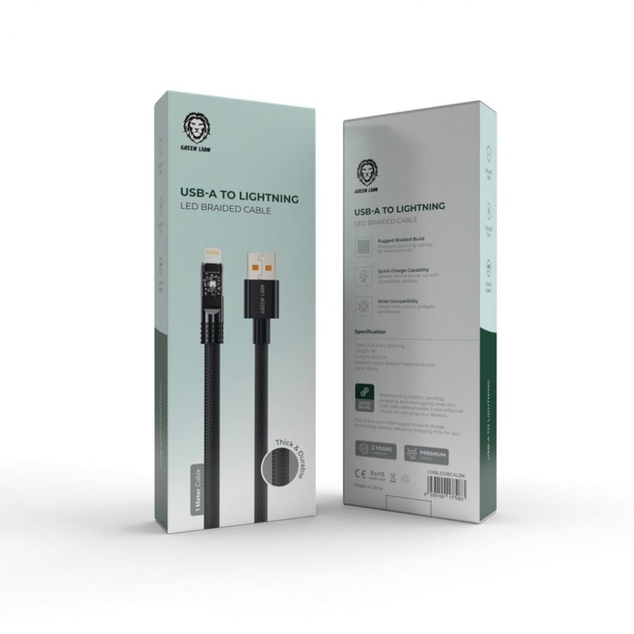 Layon Lead USB-A to Lightning 1 meter - Black