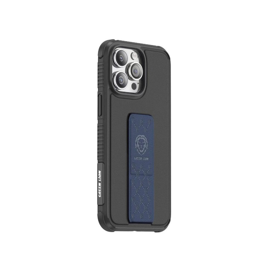 Kafar Qareen case for iPhone 14 Pro - black with blue grip