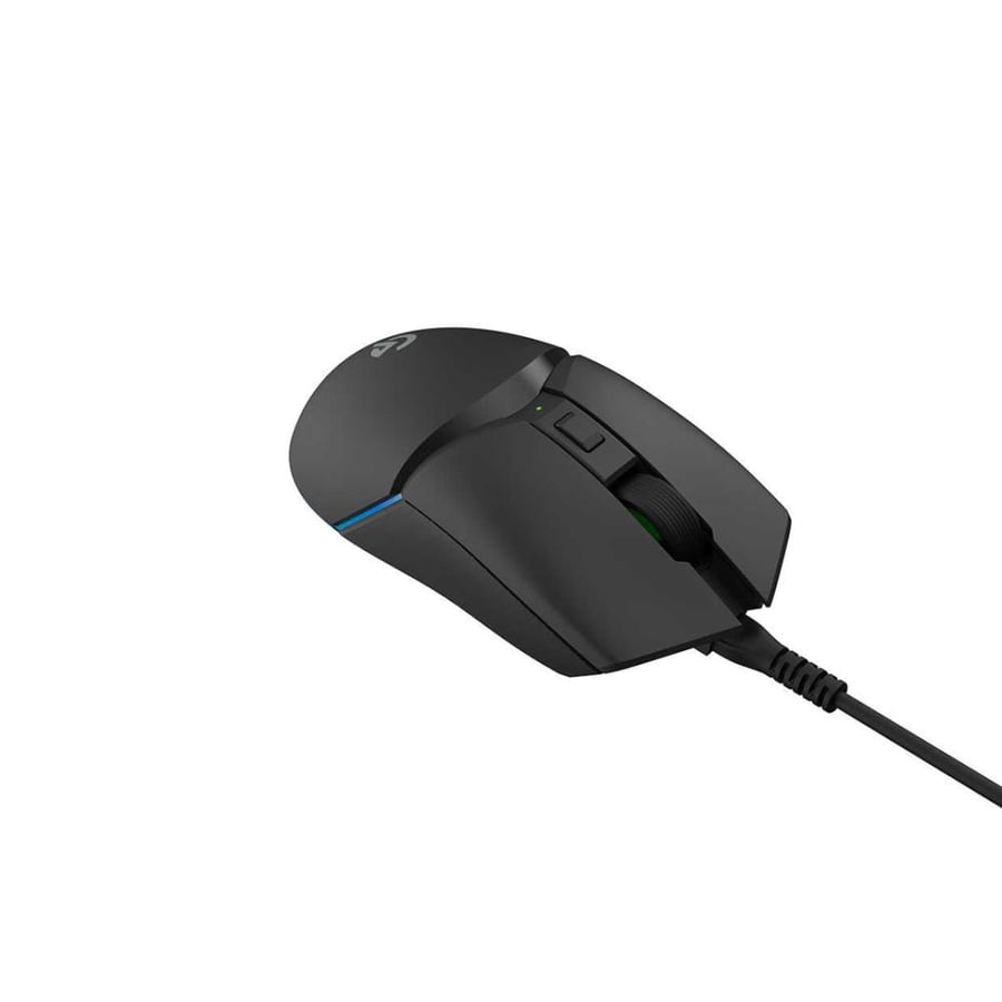 Wireless gaming mouse with RGB lighting from Borudo, 7D, with 10,000 DPI, equipped with a built-in rechargeable battery of 600 mAh - Black