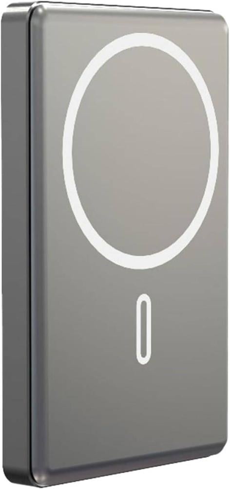 LeviLeo Retro Power Bank 10,000 mAh, compatible with MagSafe, fast charging PD 20W, Type C input and output, 15W wireless output, slim and compact design, pocket-sized