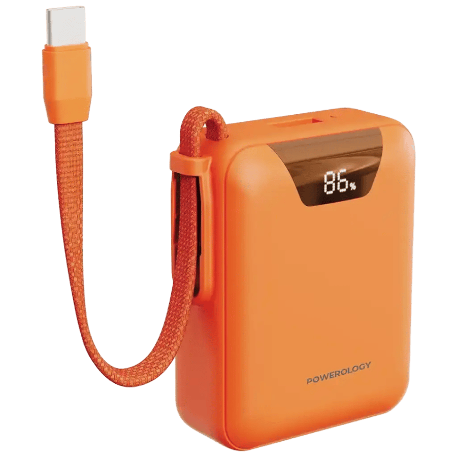 باورولوجي يورك باور بانك 10000mAh اورنج