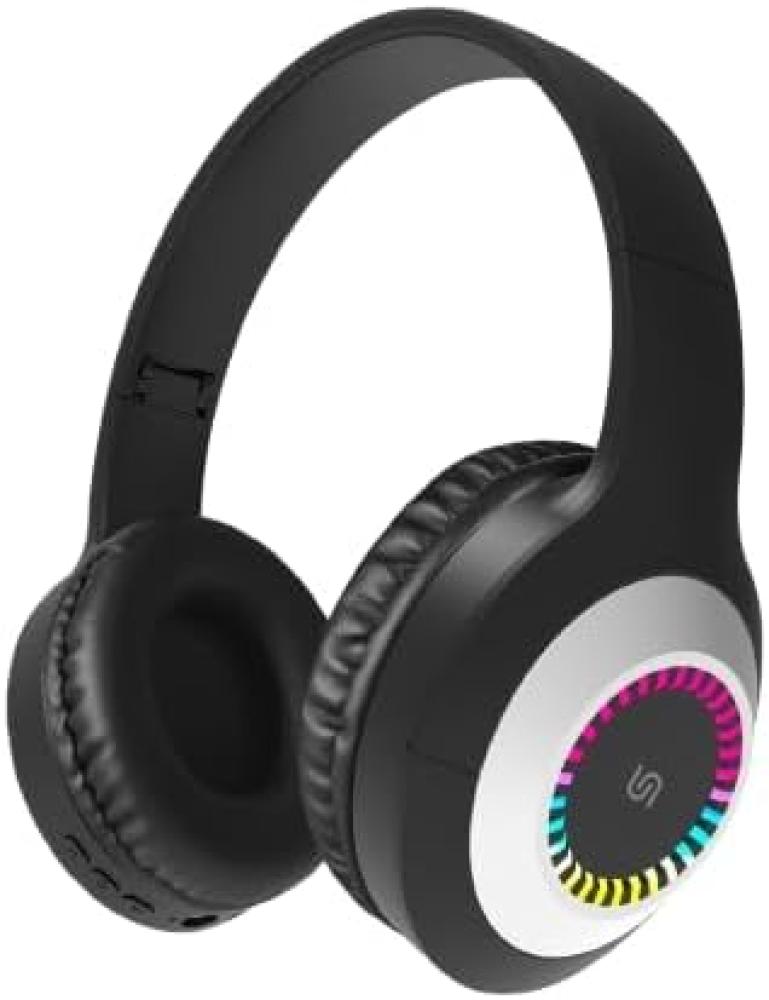 Children's Bluetooth headset from Borudo Sound Tech with 200 mAh battery capacity, 3.5 mm Aux cable connection, LED lights, Type C charging, extended playtime, automatic shut-off