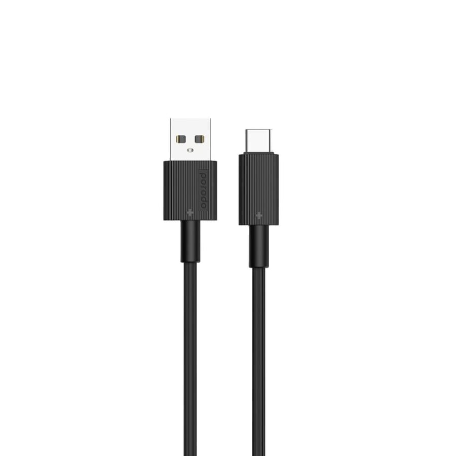 كابل شحن متين من Porodo USB-A إلى Type-C