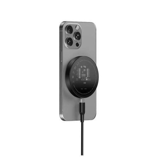 شاحن بورودو ماج سيف مع كابل TPU بطول 1.2 متر - أسود