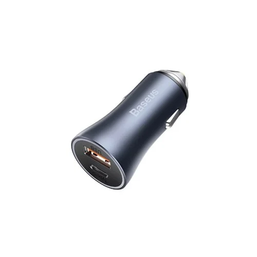 بيسوس شاحن سيارة USB-A+ تايب سى بقوة 40 واط